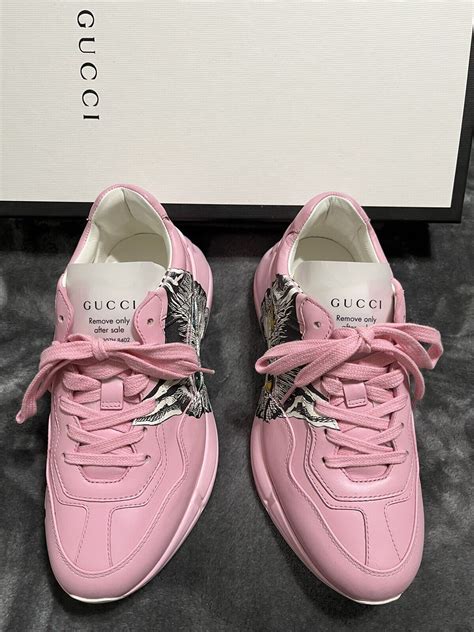 gucci rhyton mystic cat pink|Women's GG Rhyton sneaker .